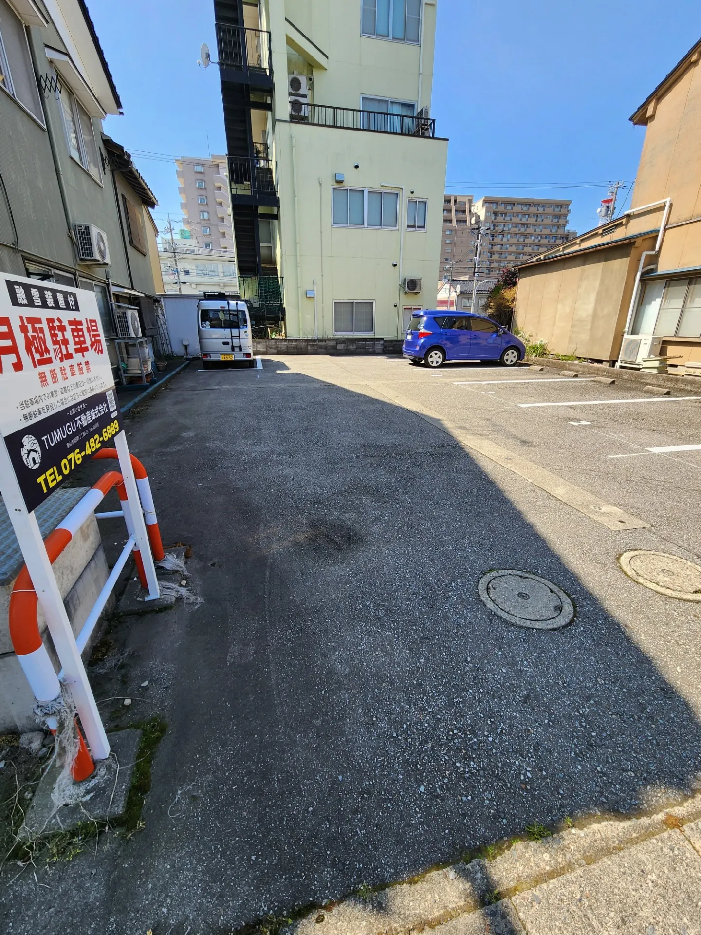 富山市北新町1丁目　月極駐車場　オープンしました！